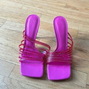 Zara Sparkle jelly heel 💖